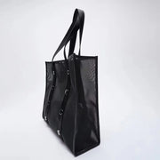 Designer Mesh Tote Women Handbag Fashion