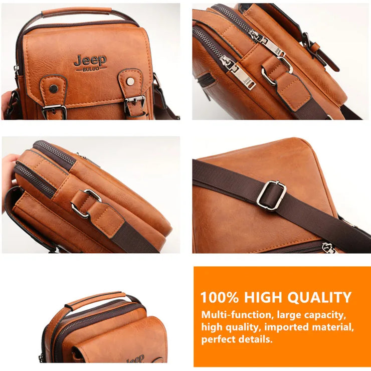 "JEEP BULUO Multi-function Business Handbag"