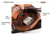 "JEEP BULUO Multi-function Business Handbag"