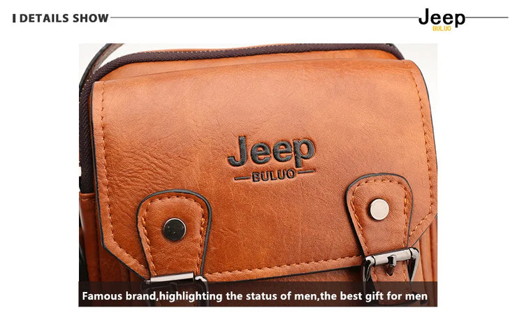 "JEEP BULUO Multi-function Business Handbag"