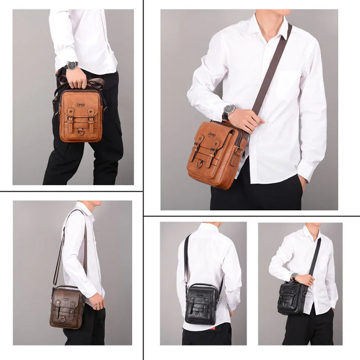 "JEEP BULUO Multi-function Business Handbag"